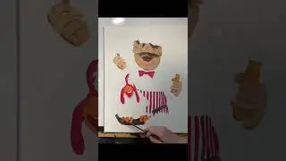 Dining Room Studies-The Swedish Chef and Camilla from The Muppets