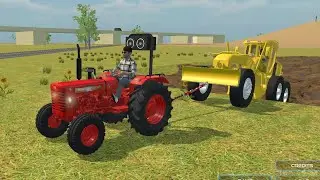 🚜💥 Mahindra Tractor ने Grader को खींच कर बाहर निकाल दिया! 😱 Power Test Shock