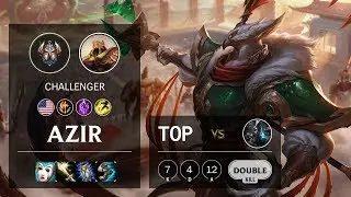 Azir Top vs Ekko - NA Challenger Patch 10.6