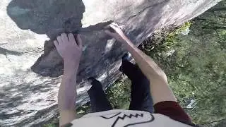 Climbing Mad Dogs and Englishmen pitch 1 (16) at Mount Gibraltar
