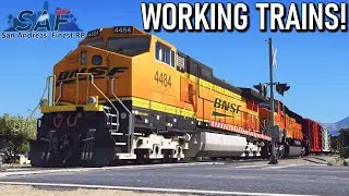 SA'F #557 - Working Trains In FiveM! | GTA V RP