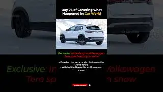 Volkswagen Tera spied testing in snow | rarewheels | #shorts