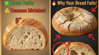 Why did my bread not rise? || Bread Faults Podcast (English version) #food #bread faults