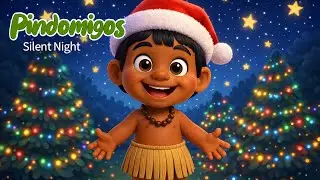 Silent Night | Christmas Song for Kids in English | Pindomigos
