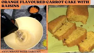Carrot Cake with Orange flavour || CARROT Raisin Cake