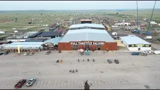 Full Throttle Saloon Pappy Hoel Campground Bear Butte Sturgis 2025 Post Rally Drone View