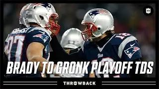 EVERY Brady to Gronk Playoff TD!