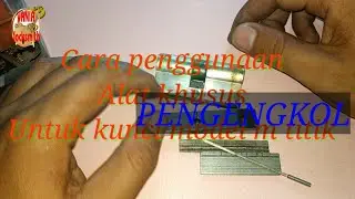 Cara penggunaan alat khusus pembuka untuk knci m titik dn sejnisnya