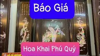 Báo Giá Bức Tranh - Hoa Khai Phú Quý - Đón Xuân- Bính Ngọ- Hotline 0947.068.689