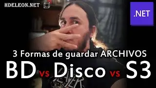 Guardar archivo en Base de datos, en Disco y en S3 en C# ASP .Net