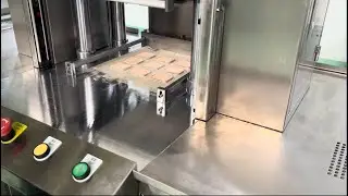 Square pan eyeshadow press machine,automatic feeding powder pressing machine
