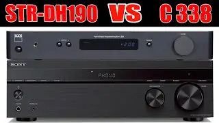 Sony STR DH190  vs NAD C 338 Comparison with KEF LS50M [Blind Test]