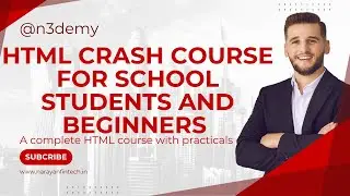 HTML Complete Course for School Students | For Beginners |  #html  #htmltutorial  #school