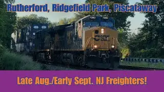 NJ Freight Railfanning Adventures! Trains in Rutherford, Ridgefield Park, and Piscataway.