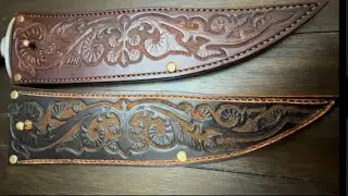 RED NATCHEZ PART 10! It&rsquo;s All Done! #coldsteelknives #saddlestitch #america 