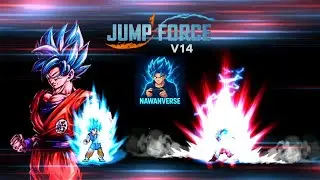 Jump Force Mugen V14 - Anime Battle Terheboh!! 🔥 Goku OP VS Goku SSGSS - Siapa Paling Kuat!?