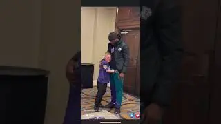 Lamar Jackson meets his biggest fan 🥹💜 | New York Post Sports #shorts