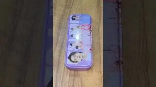 Bts pencil box with Stationery items organizer #bts  #pencilcase #shorts #youtubepartner