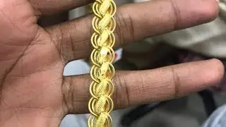 gold Lotus chain making ! #gold