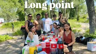 Beach Day Fun at Long Point 🌊 | BBQ, Swimming & Good Vibes || vlog 37|| suman basnet 10 ||