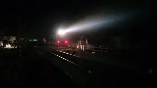 A Cold Catch, Green Line Express Rake At A Level Crossing Of Rawalpindi