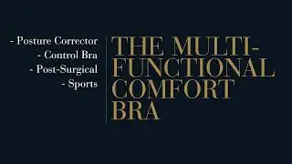 Leonisa Posture Corrector Back Support Wireless Bra 011473