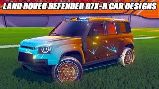 Дизайн автомобилей Land Rover Defender D7X-R &mdash; дизайн автомобилей для Rocket League