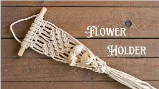 Macrame Heart shape🤍 Flower Holder 🌻 || Home decor #viralvideo #macrame #funny 