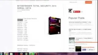 Bitdefender Total Security 2014 License Key