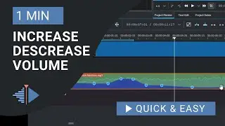 Kdenlive Tutorial: How To Increase & Decrease Volume In Kdenlive