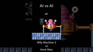 Hard Man VS Wily Machine 3 | CPU Battle