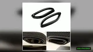 Car Accessories Trim Tail Exhaust Pipe Cover For Mercedes Benz B C E CLA GLC GLS GLE Class X253