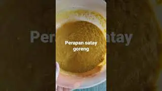 perapan satay goreng