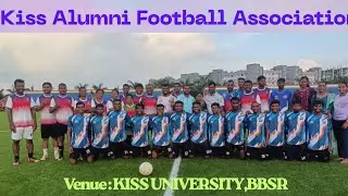 Kiss Alumni football team Warmup.... #KISS UNIVERSITY,BBSR