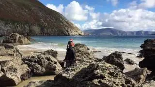 Cycling Great Western Greenway to Achill Island, Ireland - in VW Calirofnia - Sep 2016