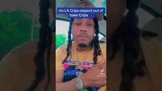 Do LA crips respect out of town crips ❓