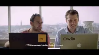 Our student Rabih at his new Job @ Owlin