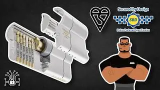 Solid lock!💂&zwj;♂️🇬🇧 Sterling DoorMinder 1 Star euro cylinder picked and gutted