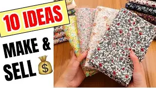 10 Easy Sewing Projects to Make & Sell FAST | Under 10 Minutes & Profitable!