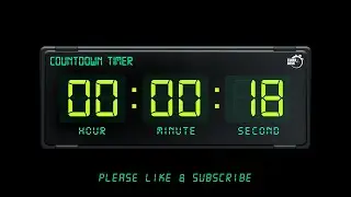 18 SECONDS TIMER - 1080p - COUNTDOWN TIMER
