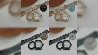 #41mm Black Watch Case Parts Steel Band Shell for Japan NH35 NH36 NH70 Automatic Movement for 31.8m