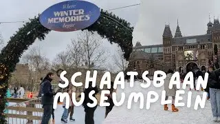 I tried ice skating for the first time 😱 | Schaatsbaan Museumplein ⛸️
