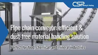 CSP Pipe Chain Conveyor: Efficient & Dust-Free Material Handling Solution