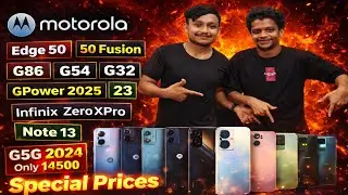 Дешевые мобильные телефоны: Motorola Edge 50 50Fusion 2024 G84 G54 G32 GPower 2025 23 Infinix Zer...