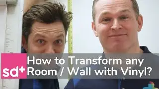 No More Boring Walls. Transforming a room with vinyl.