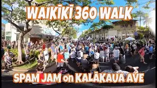 Spam Jam 2024 Waikiki 360 Walk Virtual Video | Set to the Highest Resolution. Zoom Out. Look Around.