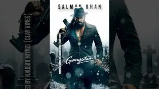 Salman Khan In & As Gangster  Designed By Me Fan Made Poster #salmankhan #poster #shorts