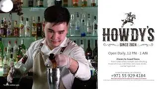 Step into the Wild West &ndash; Right Here in Dubai! Welcome to Howdy&rsquo;s Sports Bar & Restaurant,
