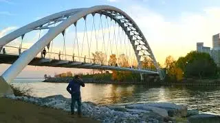 Humber Bay Arch Bridge Toronto Canada