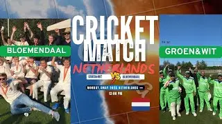 KNCB LIVE Netherlands Cricket League 2025 | Groen&Wit vs Bloemendaal